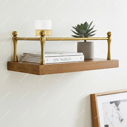 Brass Gallery Rail Kit – Unlacquered Shelf Guard Hardware