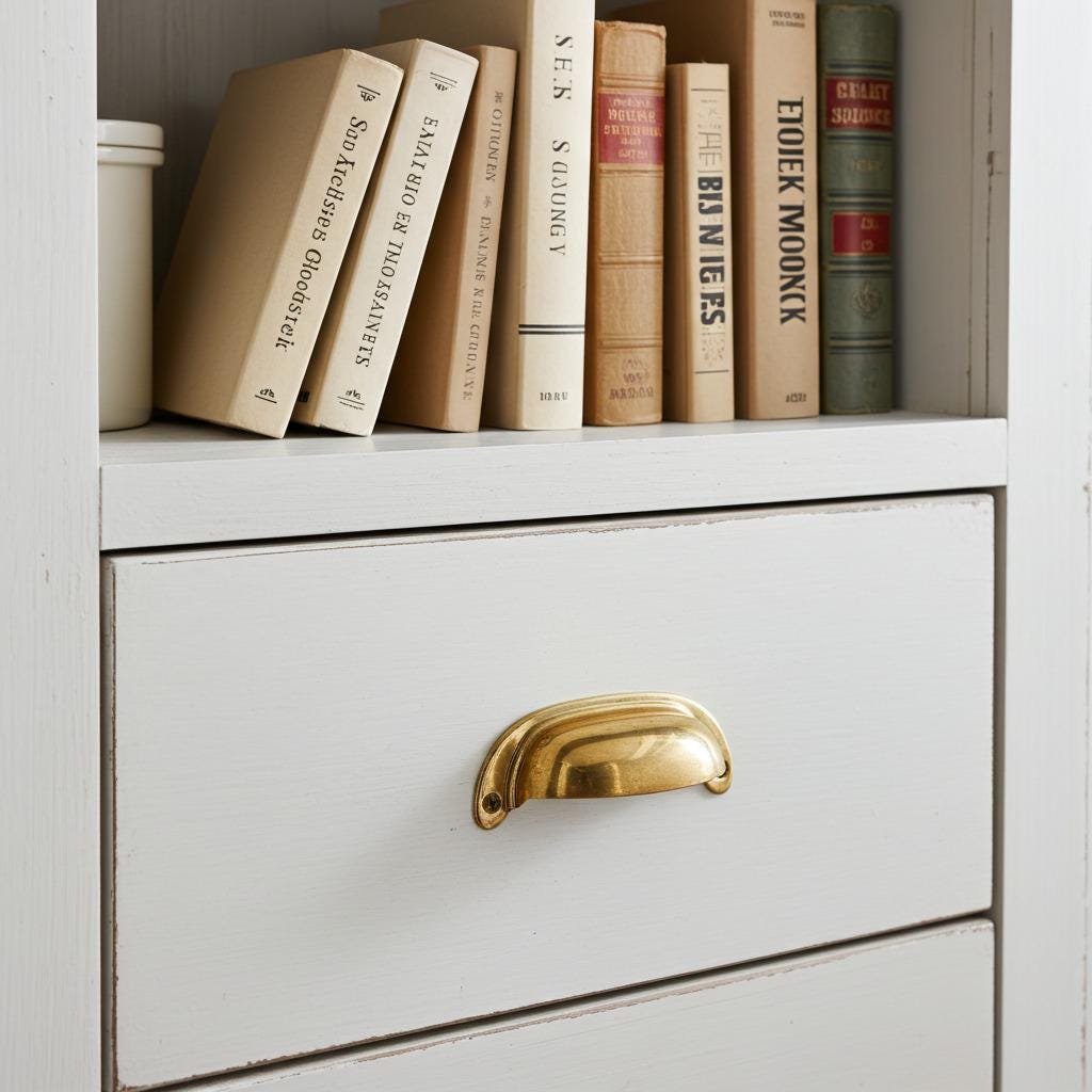 Brass Half Moon Cabinet Handles – Solid Unlacquered Pulls